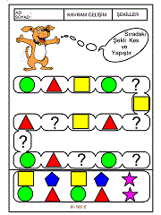 boş yere hangi şekil gelecek bul